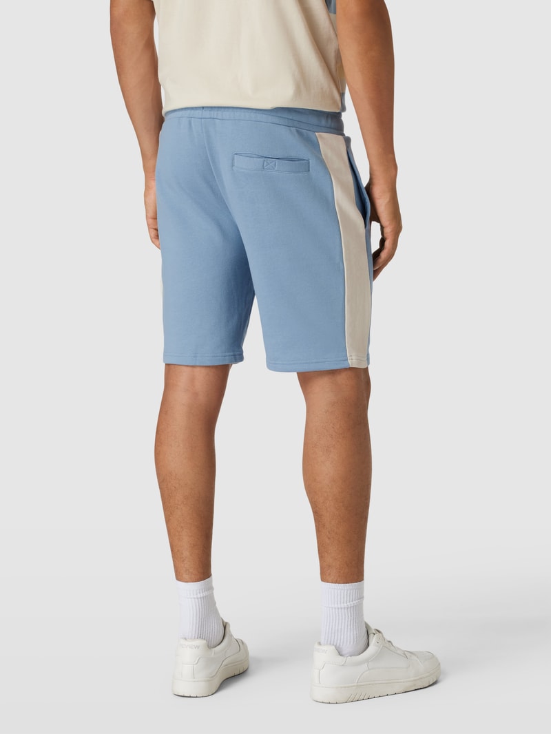 Sweatshorts mit Label-Applikation Modell 'Lallio' in blau