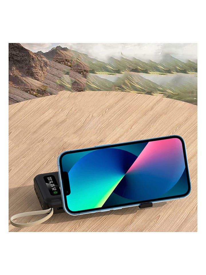 SWEET ACCESS Solar-Powerbank 30.000 mAh in Schwarz günstig kaufen onesize