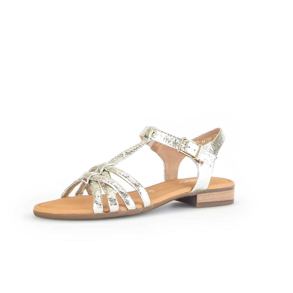 Gabor comfort Riemchensandale gold