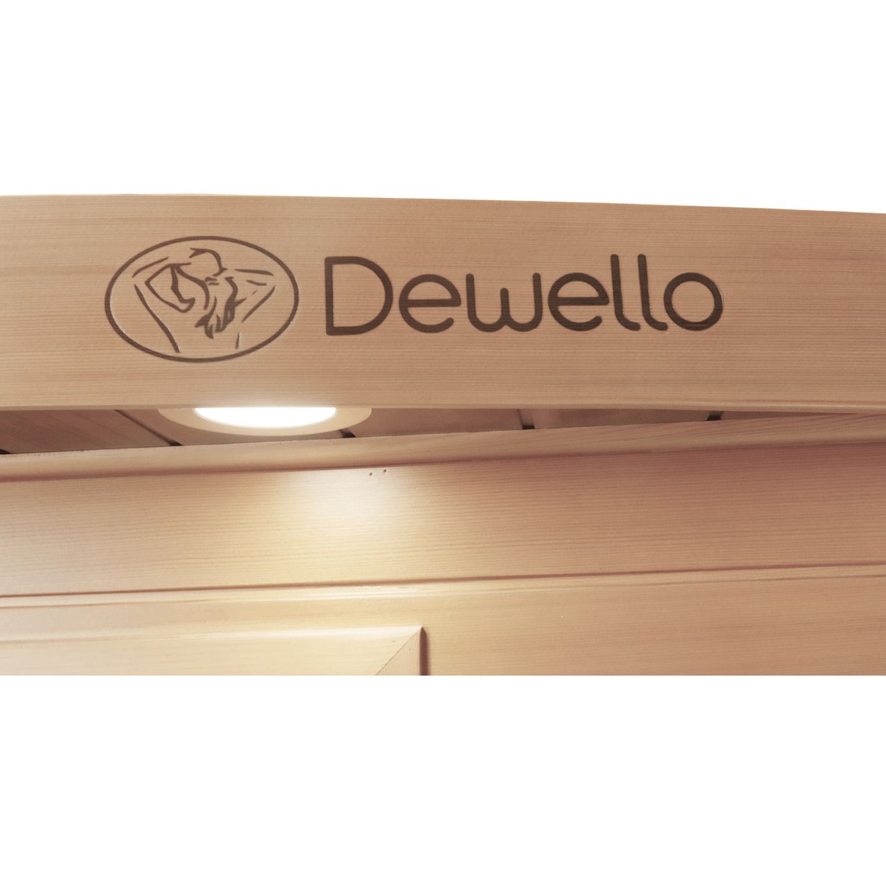TroniTechnik Dewello® Infrarotkabine Pierson Pro 100x100 für 1 Person, Hemlockholz & Zeder, 3 DUO-Vollspektrum