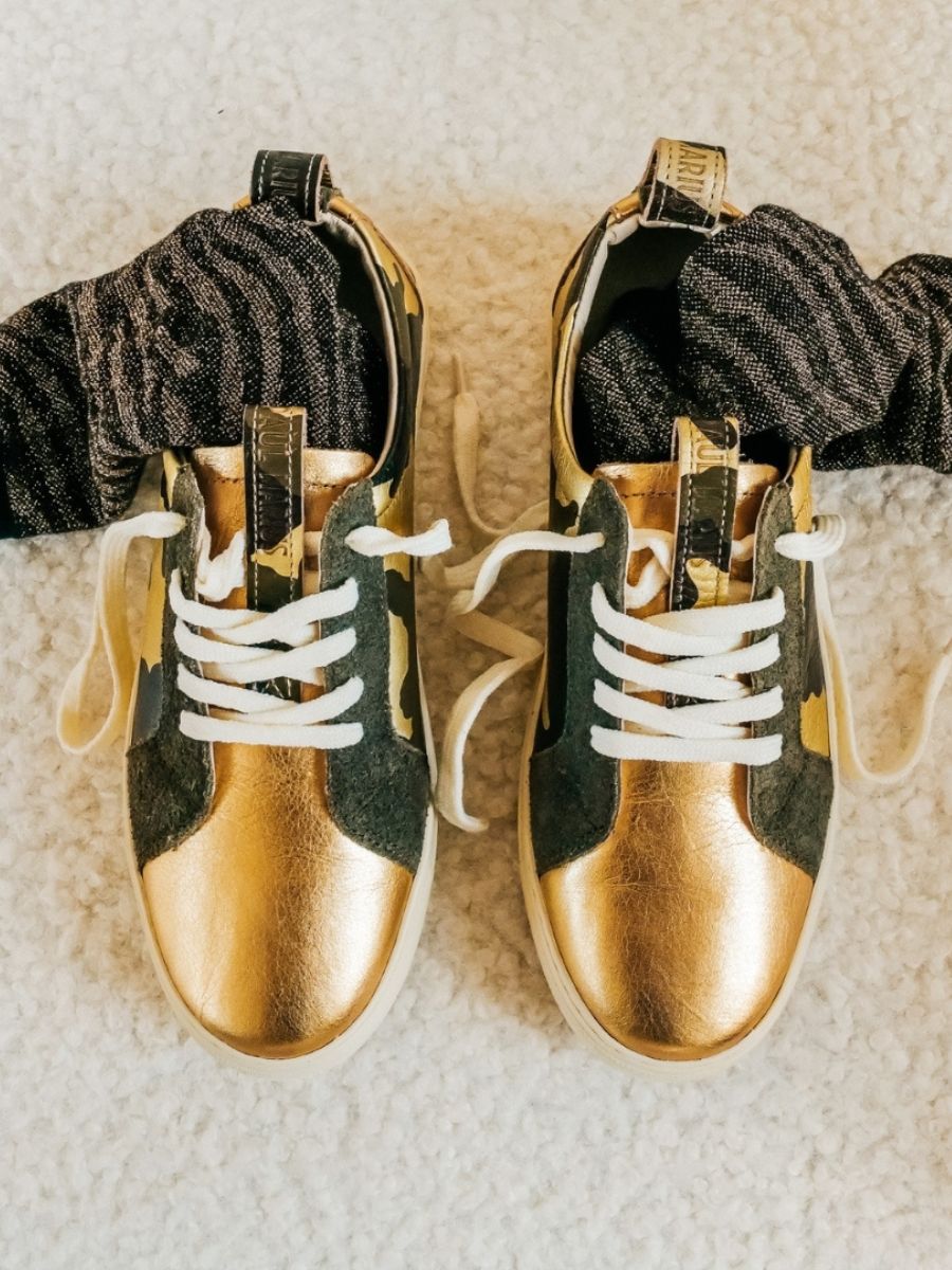 PM002 - Camouflage Kaki / Doré