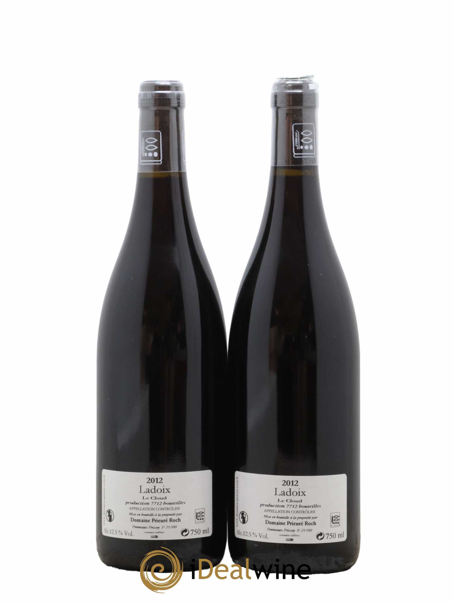 Ladoix Le Cloud Prieuré Roch  2012 - Lot de 2 Bouteilles