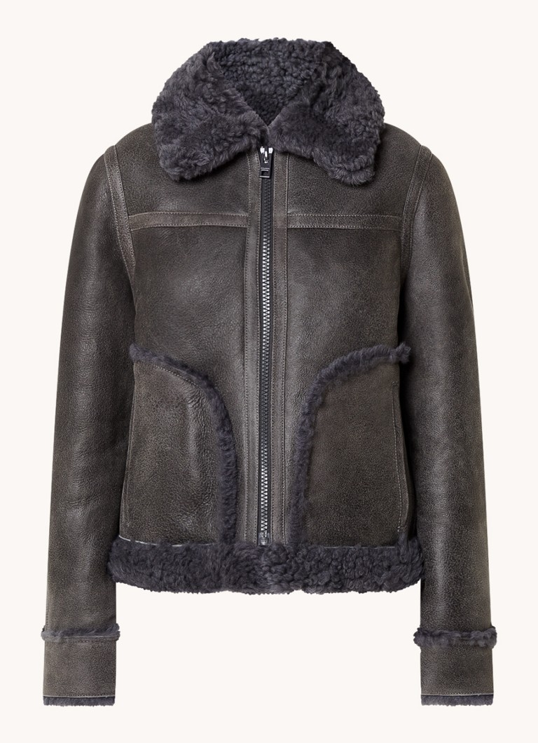 Zadig&Voltaire Kady mētelis no jēra ādas