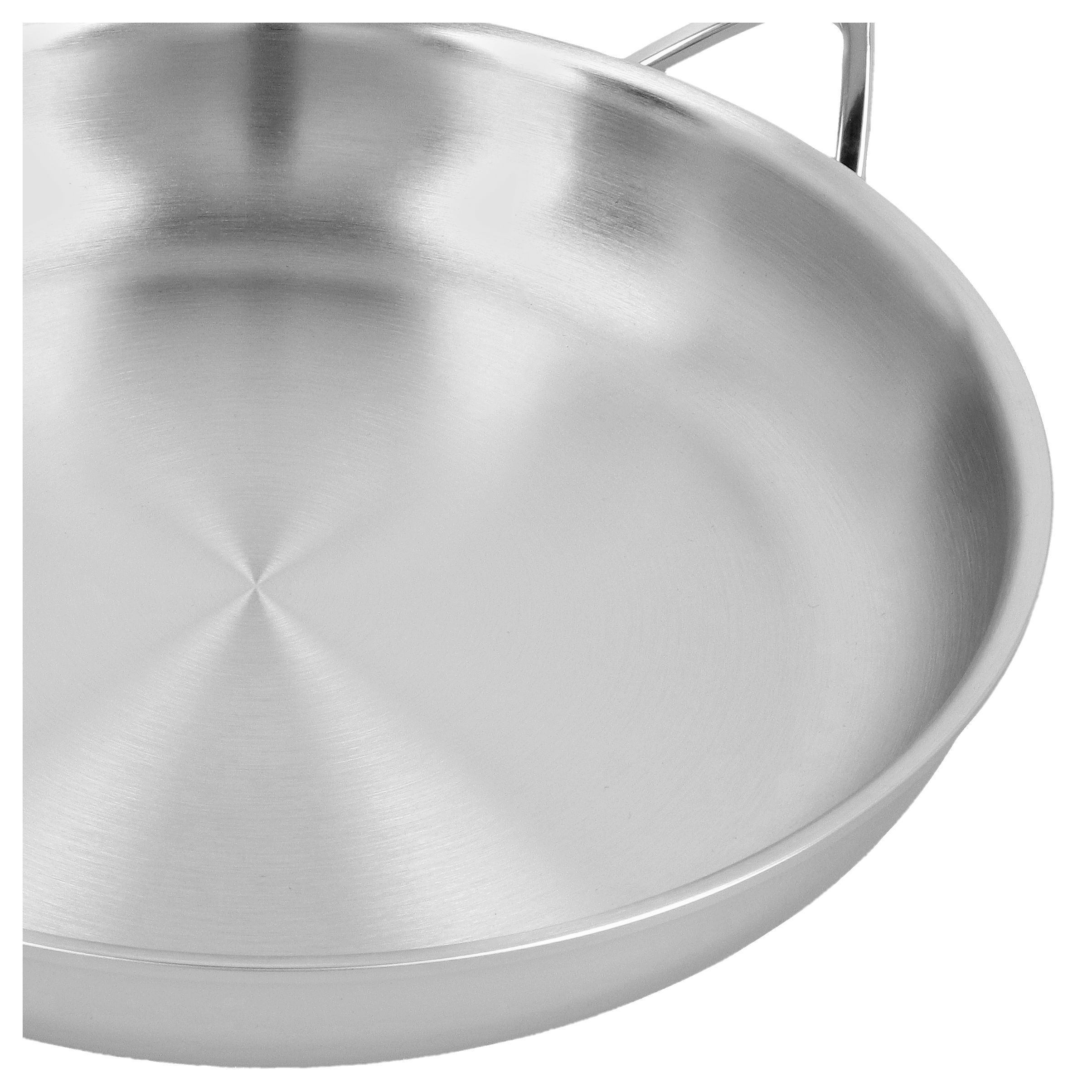 Bratpfanne 32 cm, 18/10 Edelstahl, Silber