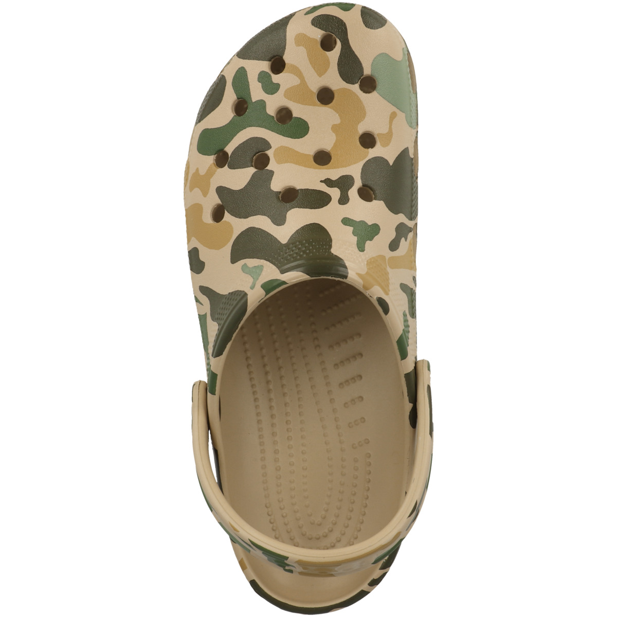 Crocs Classic Printed Camo Clogs beige