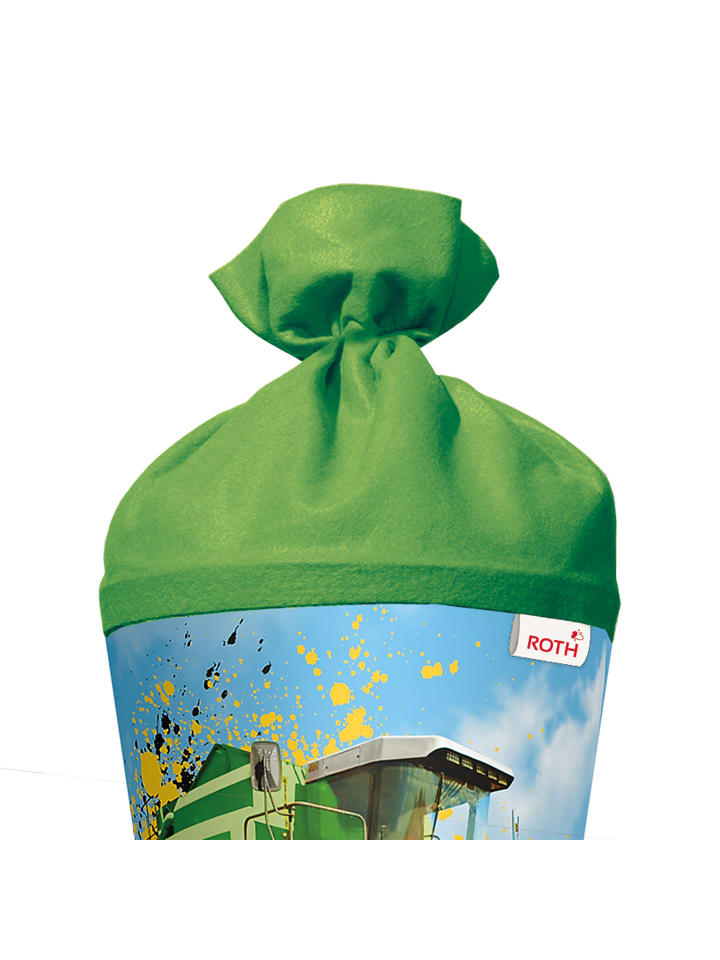 ROTH Schultüte groß Mähdrescher 70 cm in Grün günstig kaufen onesize