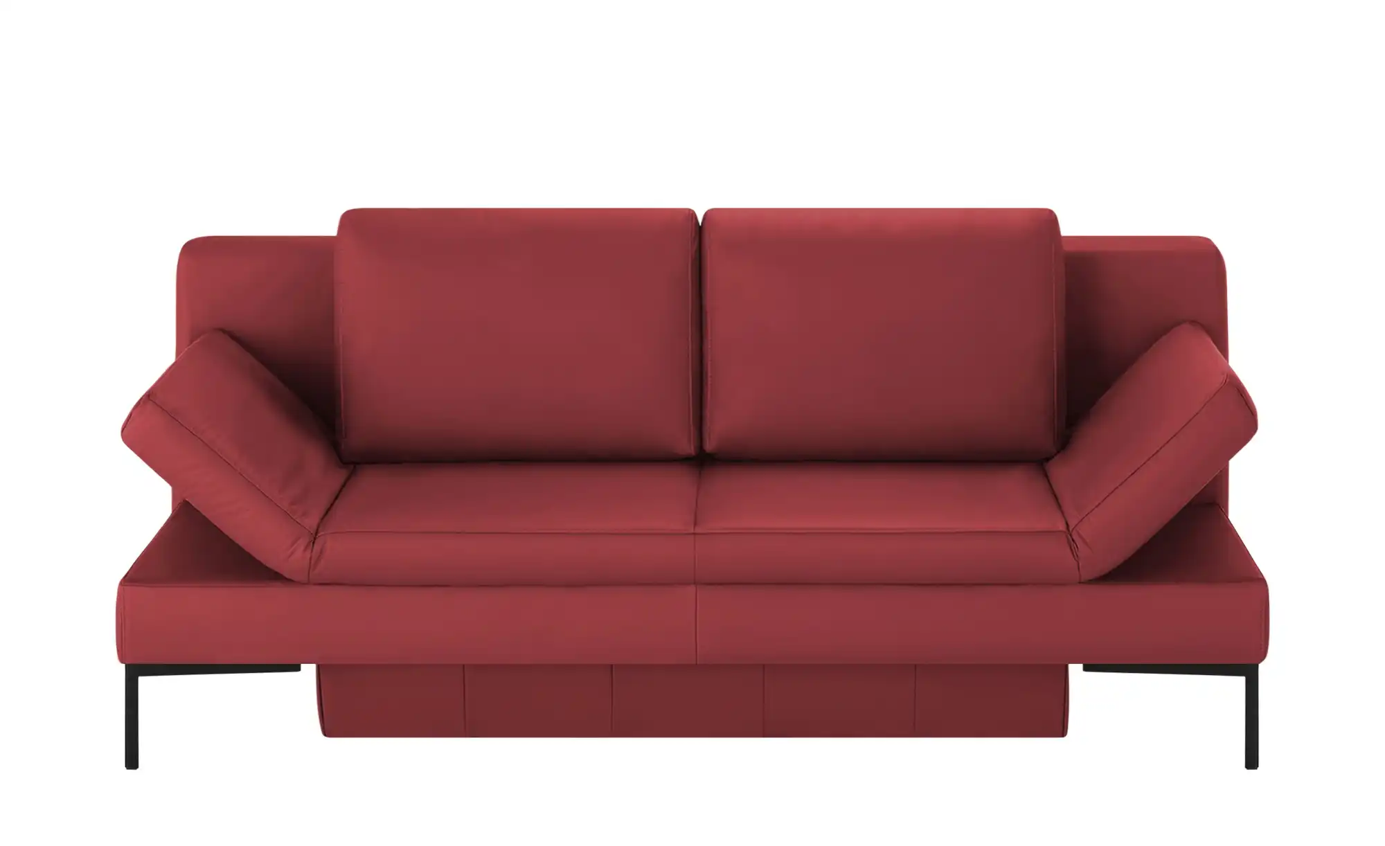 Schlafsofa mit Sitz- und Rückenfläche aus Echtleder Kenny