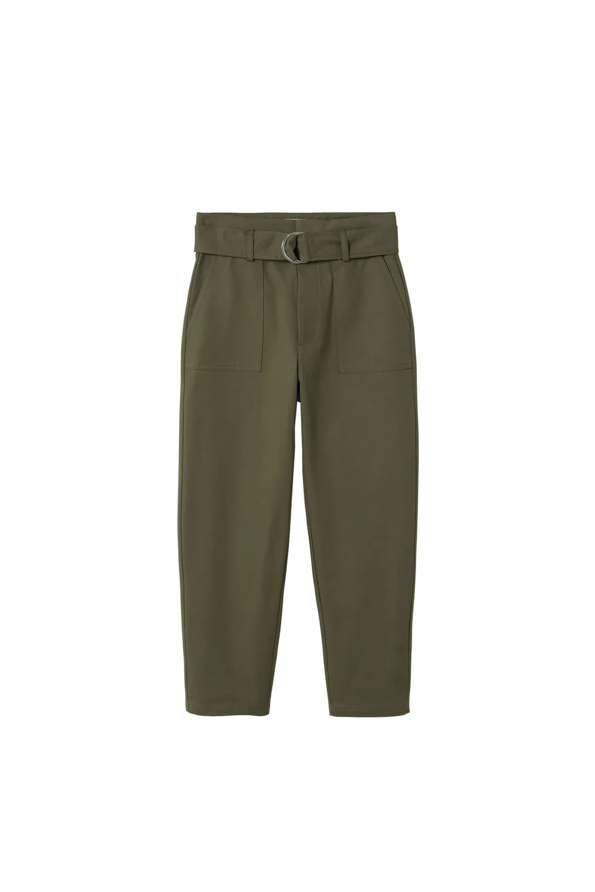 MANGO  Khakifarbene Damenhose 17026323