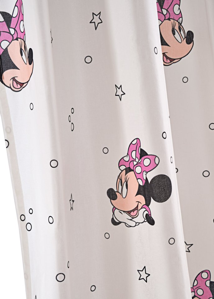 DS Minnie Mouse Bio-Baumwoll Vorhang (1er Pack)