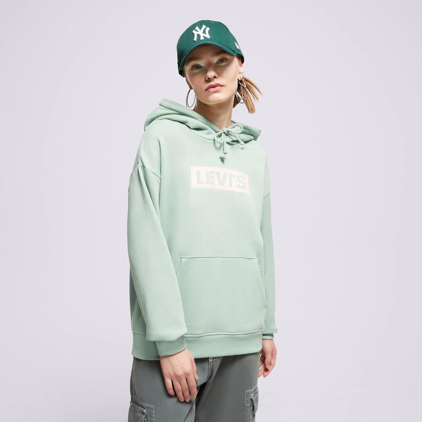 LEVI'S HOODIE GRAPHIC STANDARD Grün