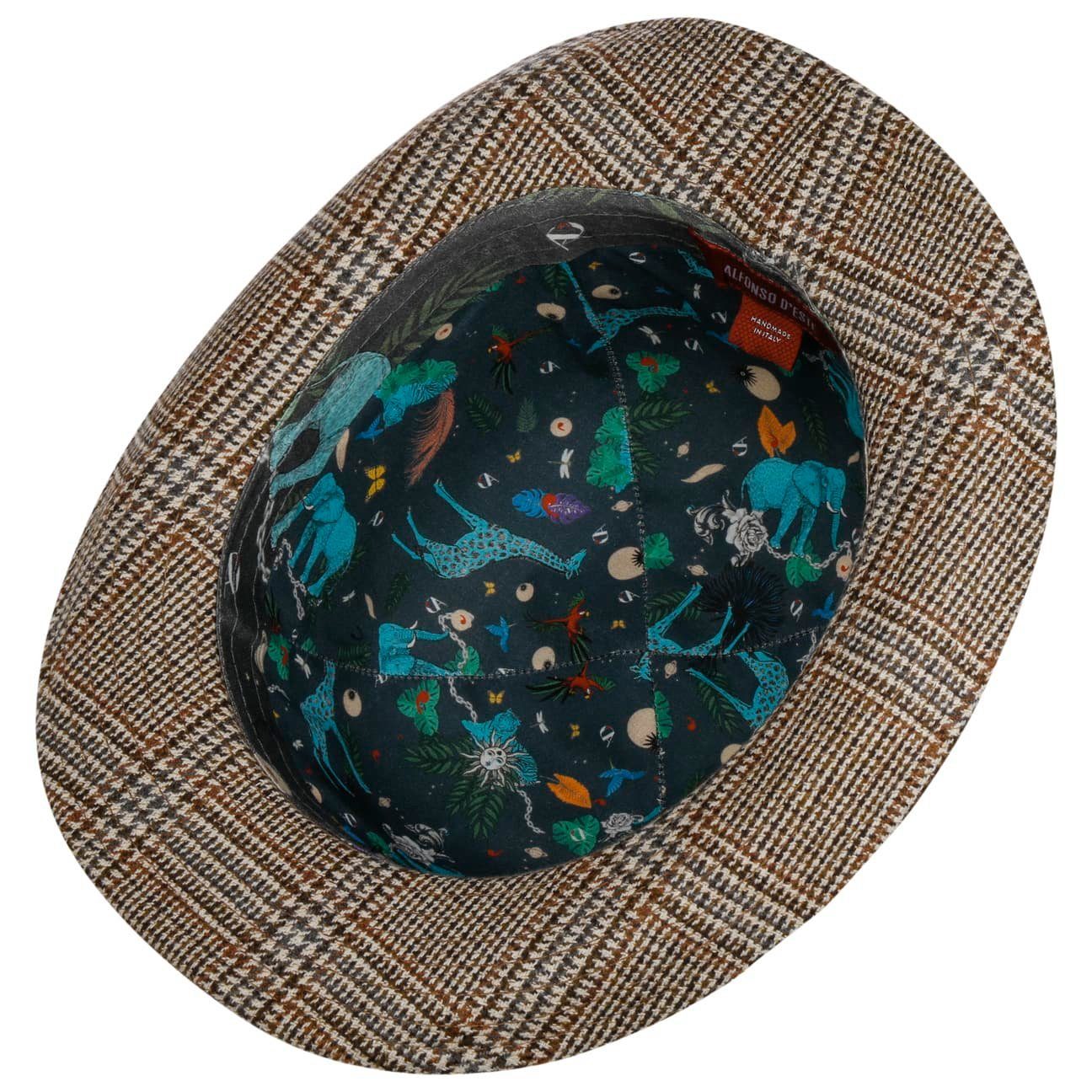 Alfonso D´Este Outdoorhut (1-St) Bowler mit Futter, Made in Italy