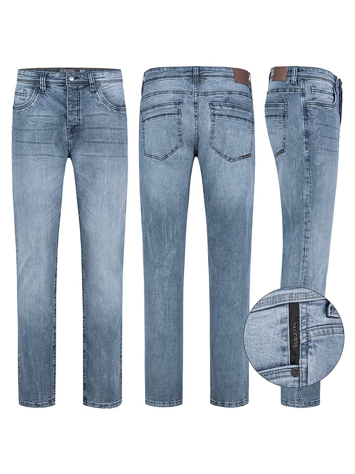 Sublevel Jeans - Regular fit - in Hellblau günstig kaufen