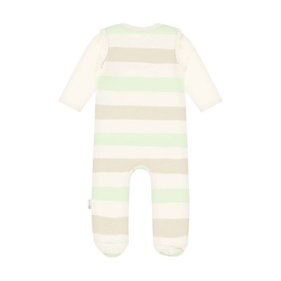 Set Strampler + T-Shirt langarm, beige für Jungs