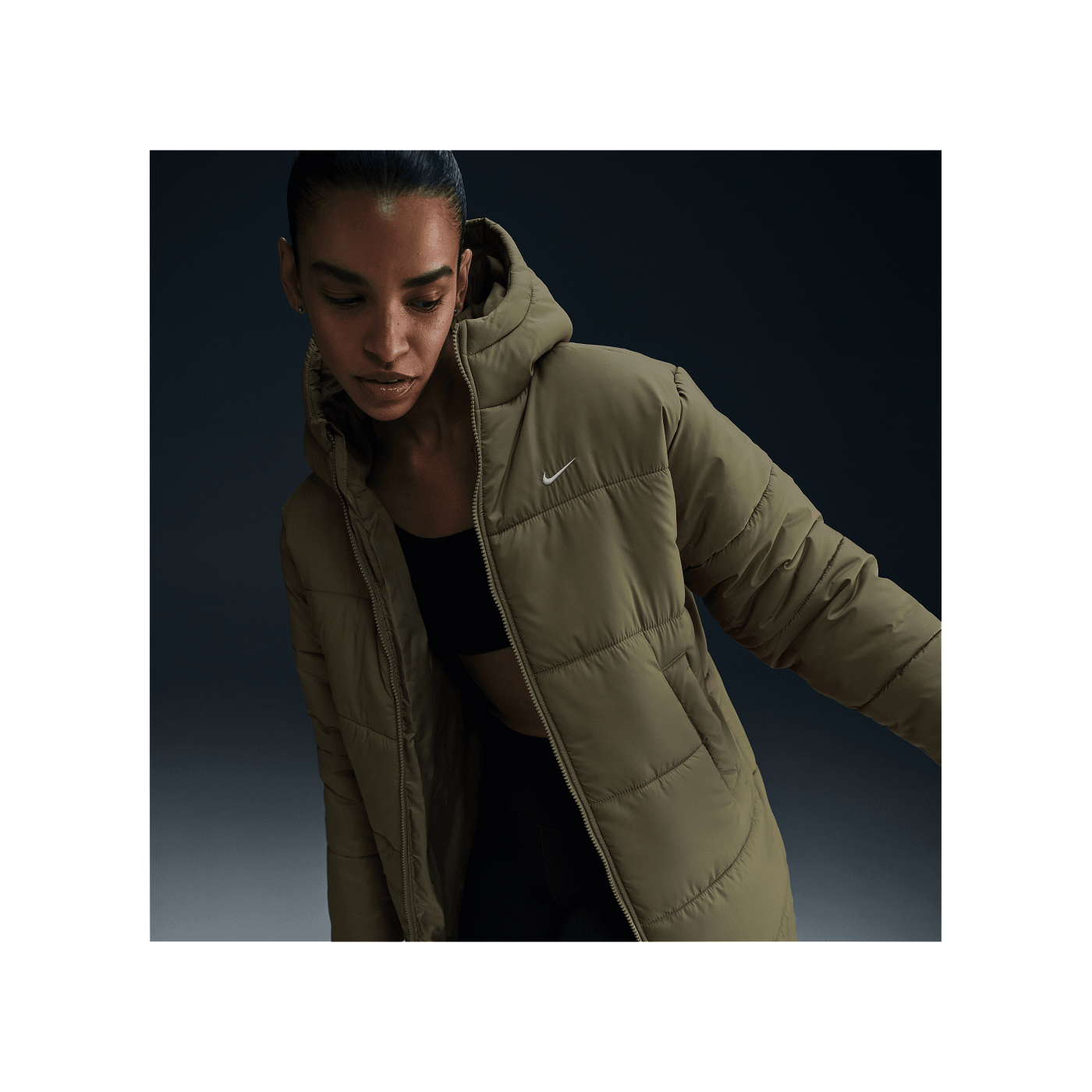 Nike Parka Jacke Damen Grün F320