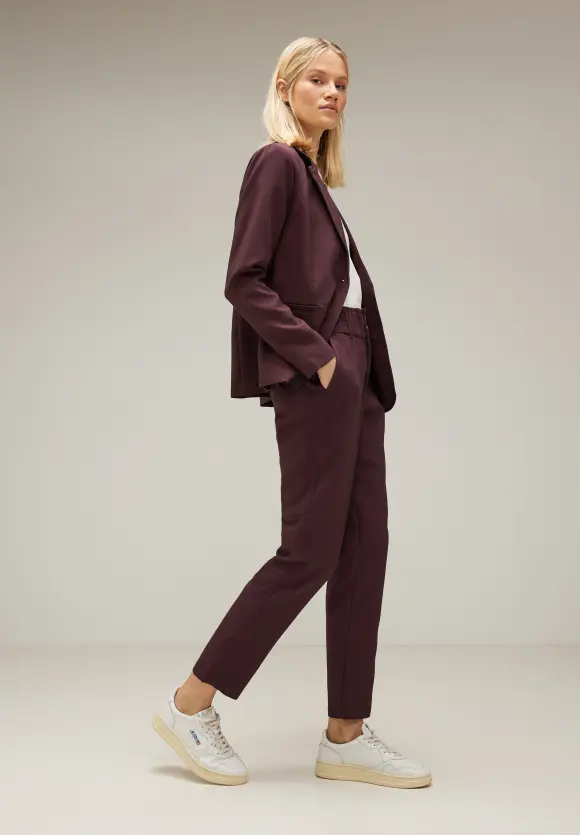 Street One Twill Blazer in Unifarbe