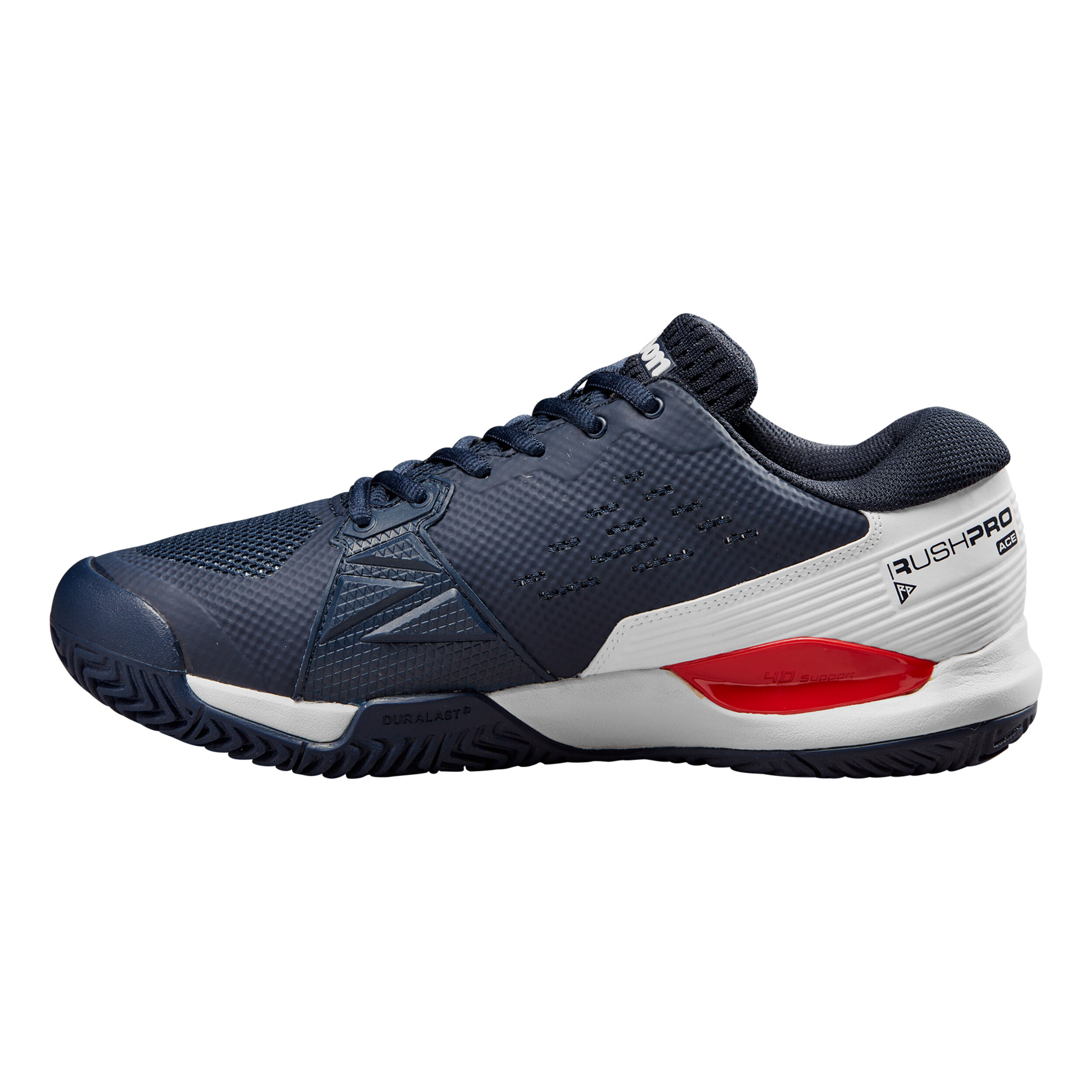 Rush Pro Ace Allcourtschuh Herren - Dunkelblau, Weiß