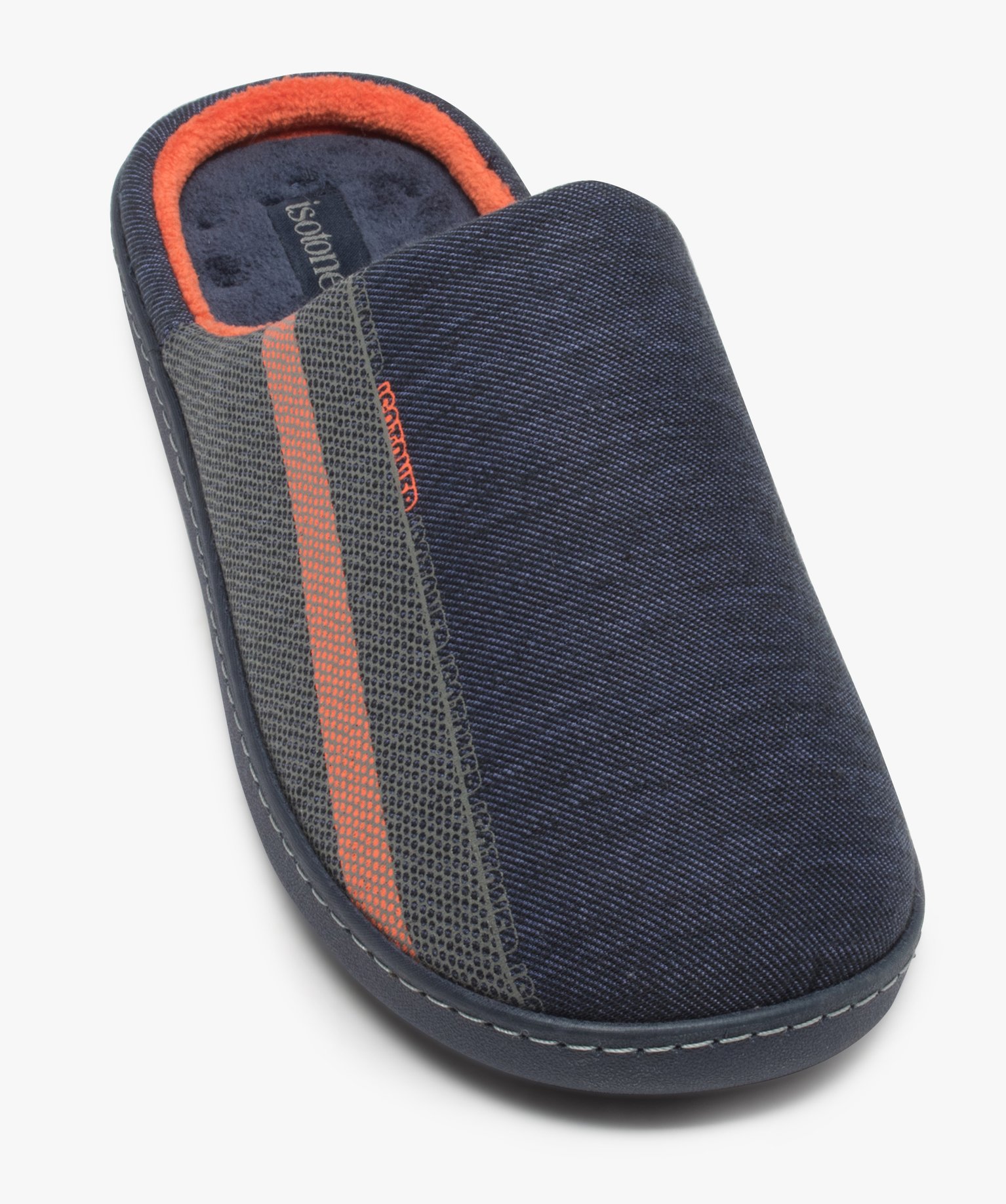 Chaussons homme mules d’intérieur dessus fantaisie - Isot... | GEMO