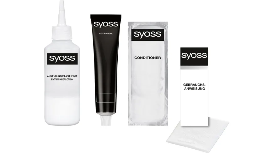 syoss Permanente Coloration Stufe 3 1_1 - schwarz