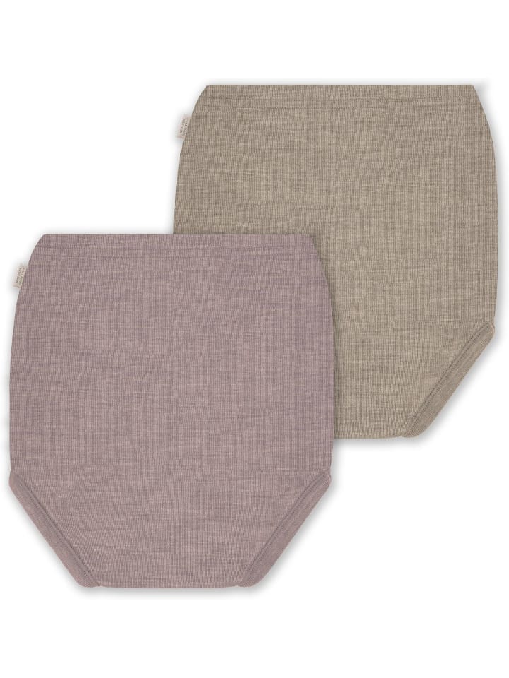 Normani Outdoor Sports 2er Pack Baby Merino Windelhose Tokoroa in Beige/Rosa günstig kaufen