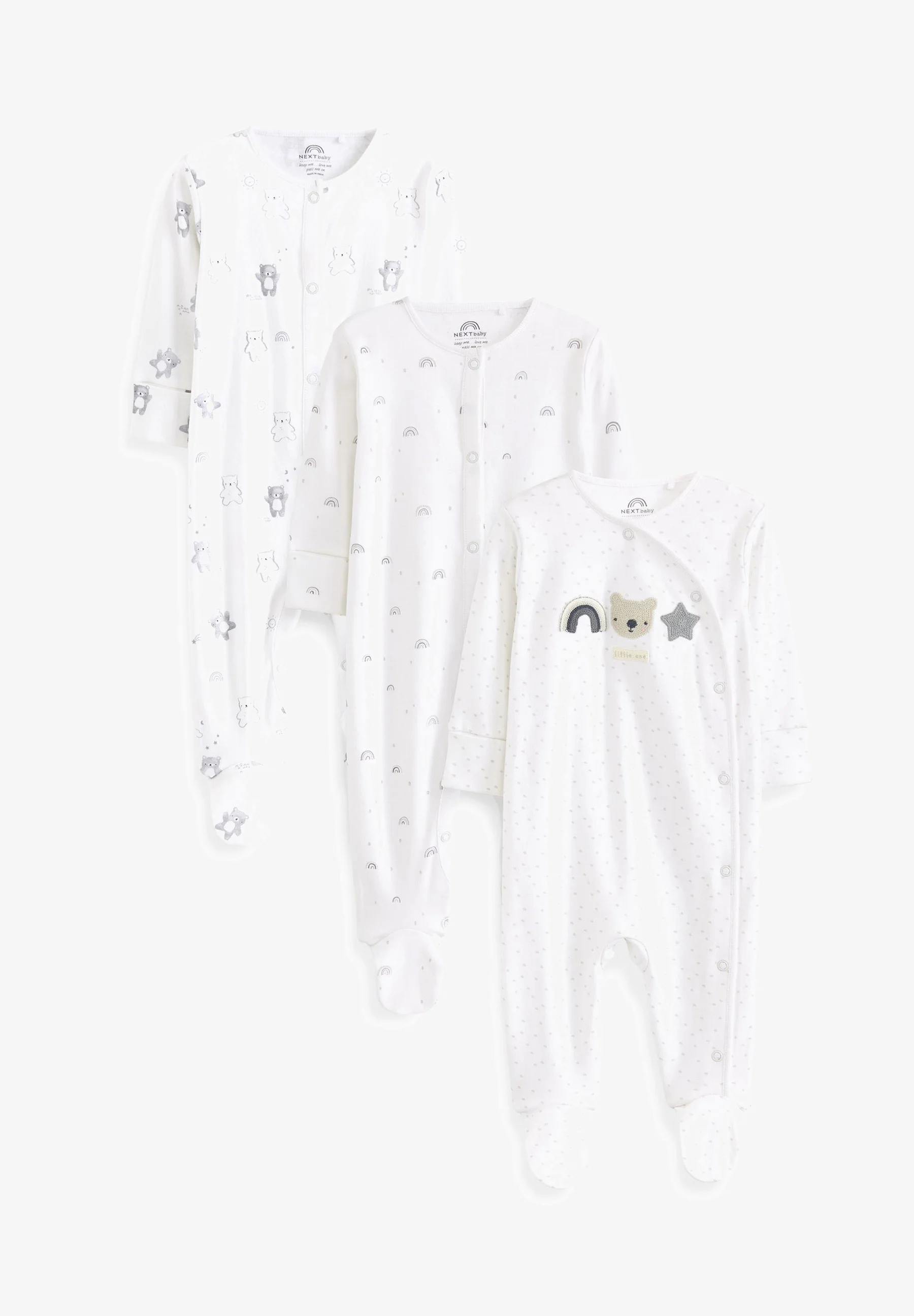 Siguiente PIJAMAS PARA BEBÉ PACK DE 3 - Mono