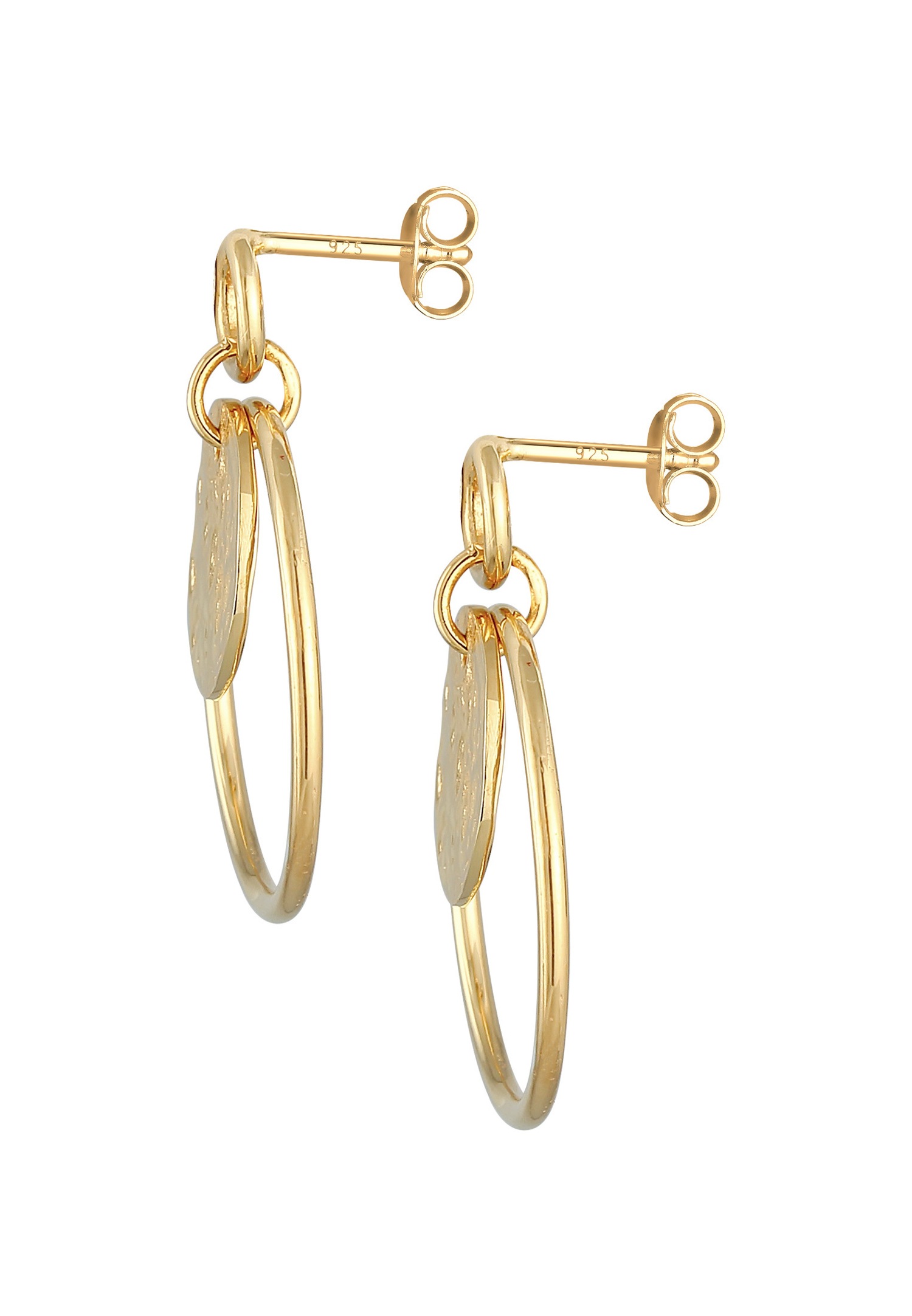 Kolczyki Elli Basic Round ze srebra próby 925 dla kobiet