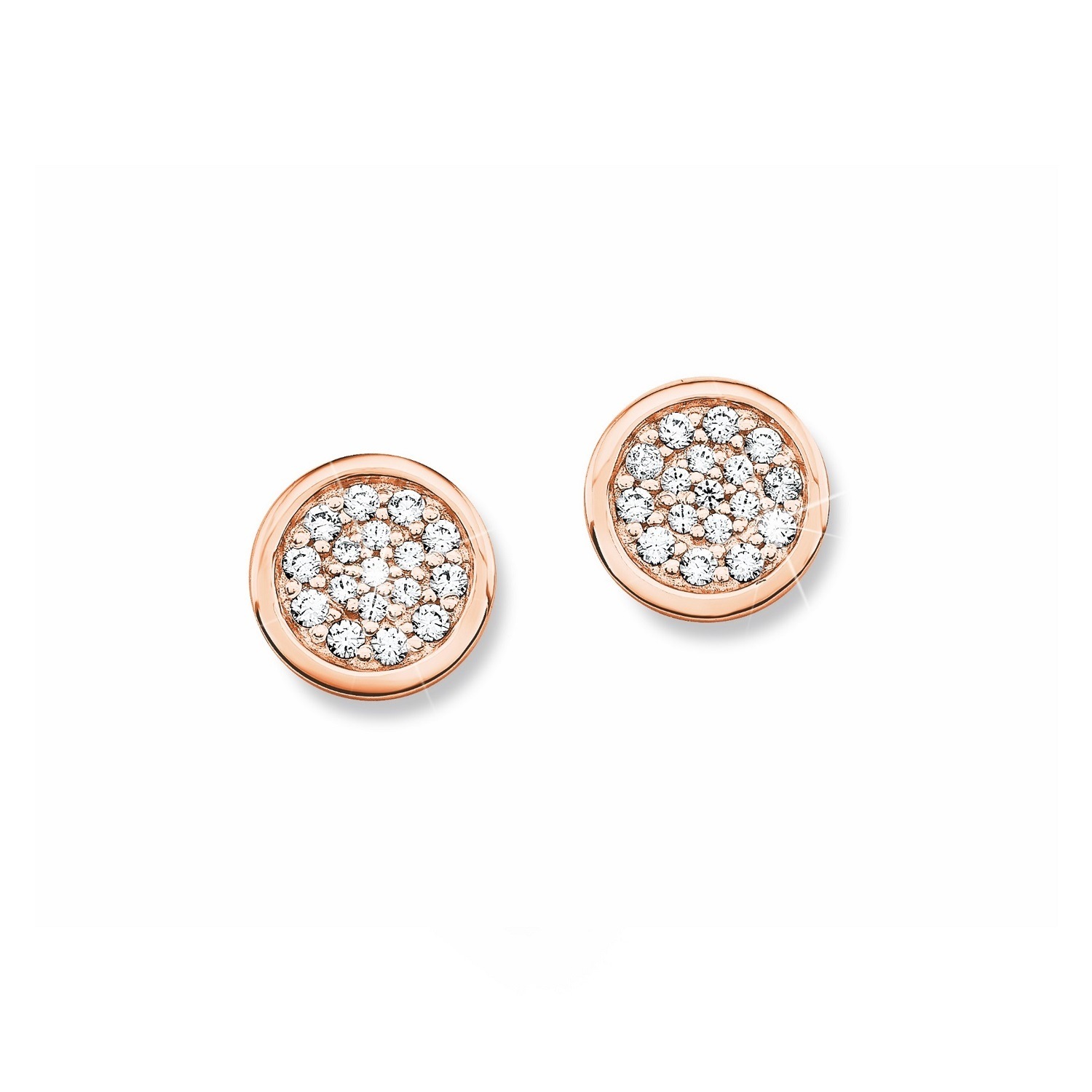 Ohrstecker für Damen. 925 Sterling Silber. Zirkonia synth.
