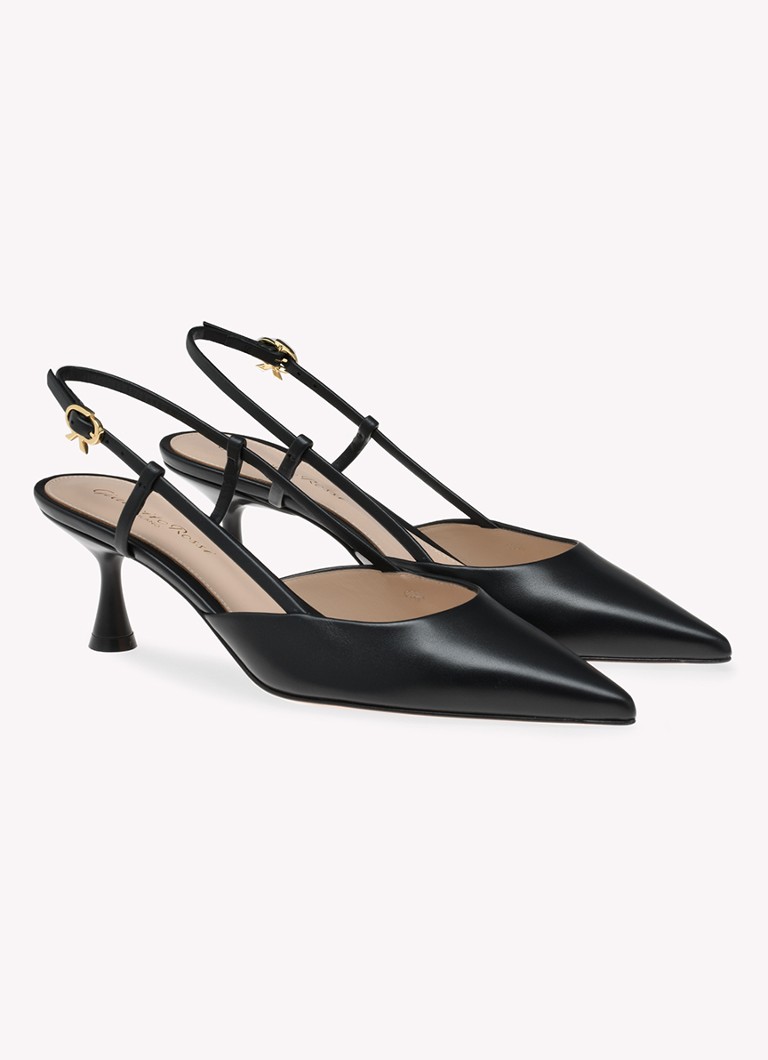 Τζάκετ Gianvito Rossi Ascent Slingback από δέρμα μοσχαριού