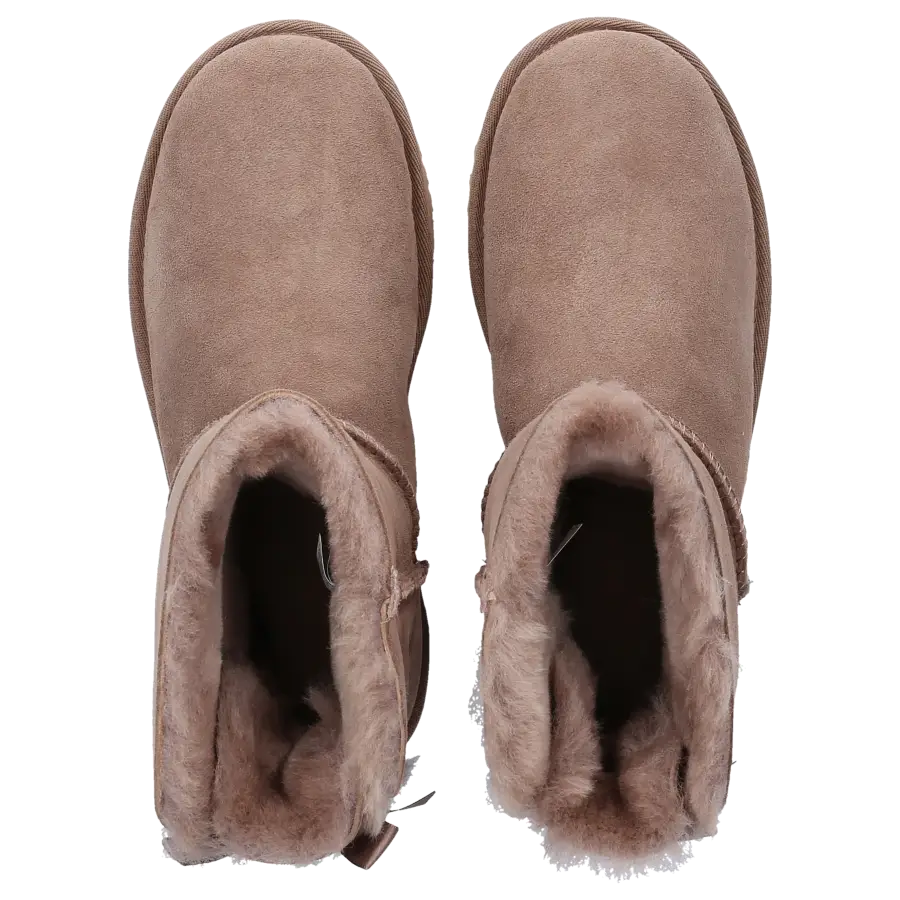 UGG - Stiefeletten MINI BAILEY BOW II Veloursleder - beige