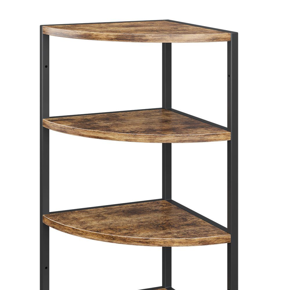 Vicco Eckregal Standregal Raumteiler FYRK 3 Ebenen Antikholz-Optik