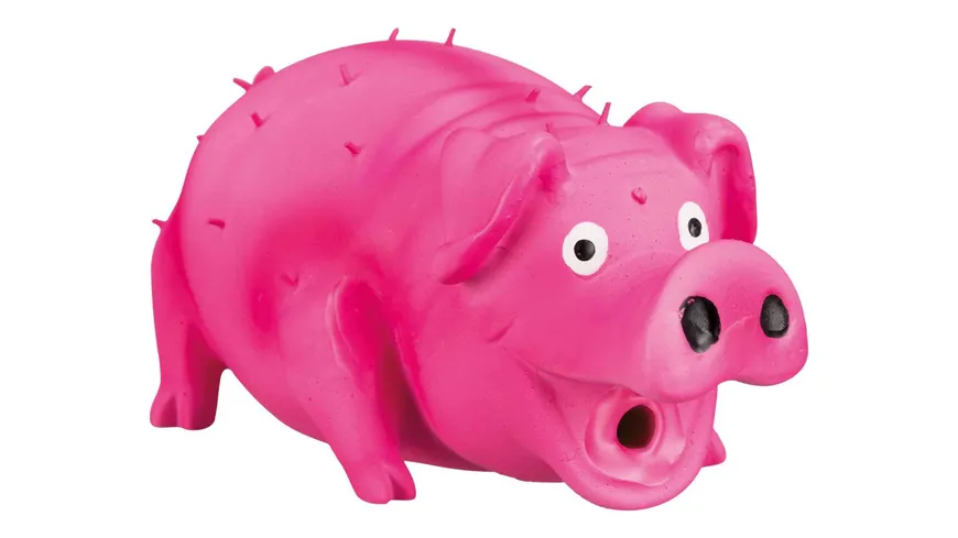 Trixie Latex Borstenschwein mit Tierstimme 21 cm