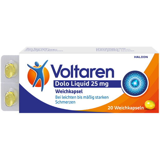 VOLTAREN Dolo Liquid 25 mg Weichkapseln  20 St  Weichkapseln