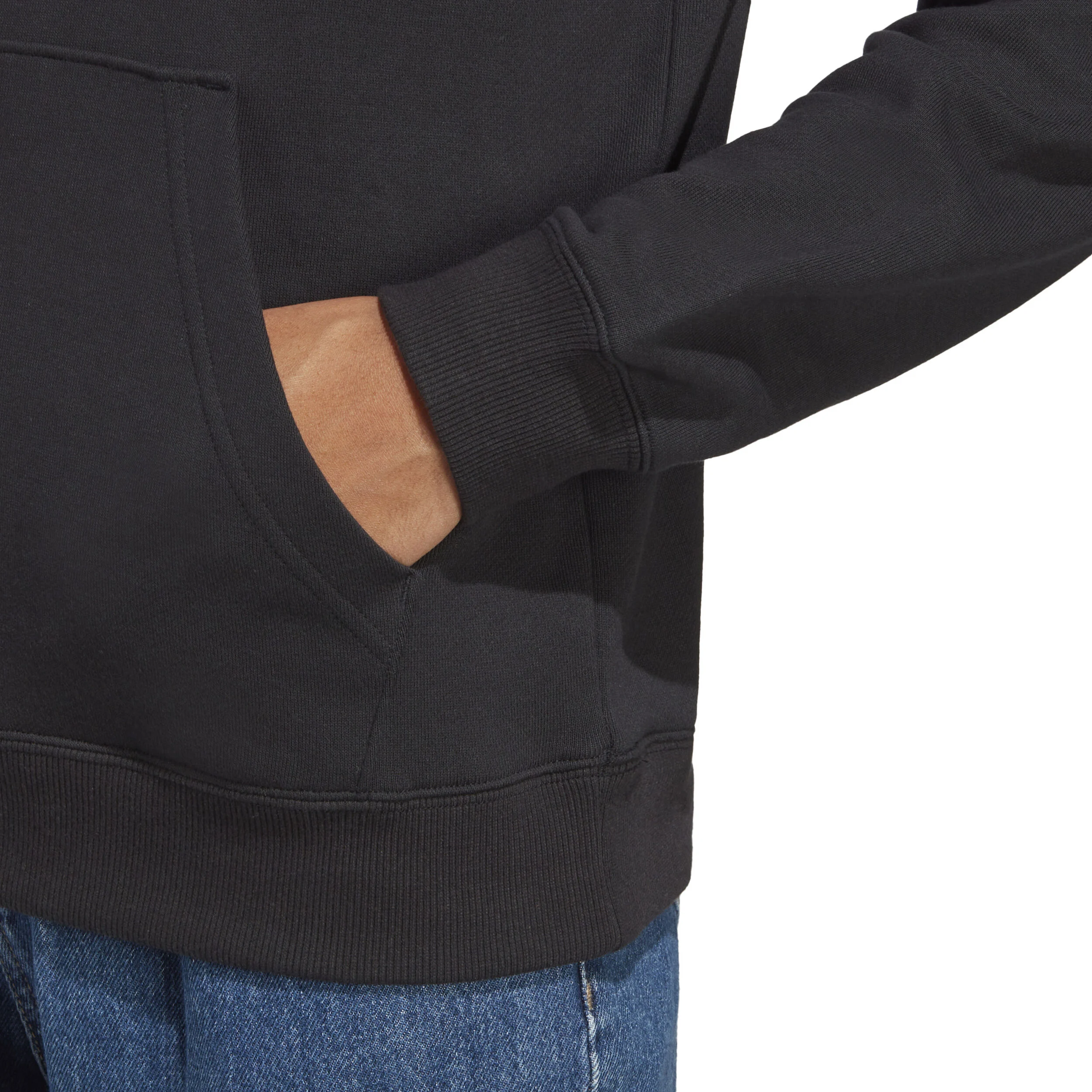 Big Logo Hoody Damen - Schwarz, Weiß