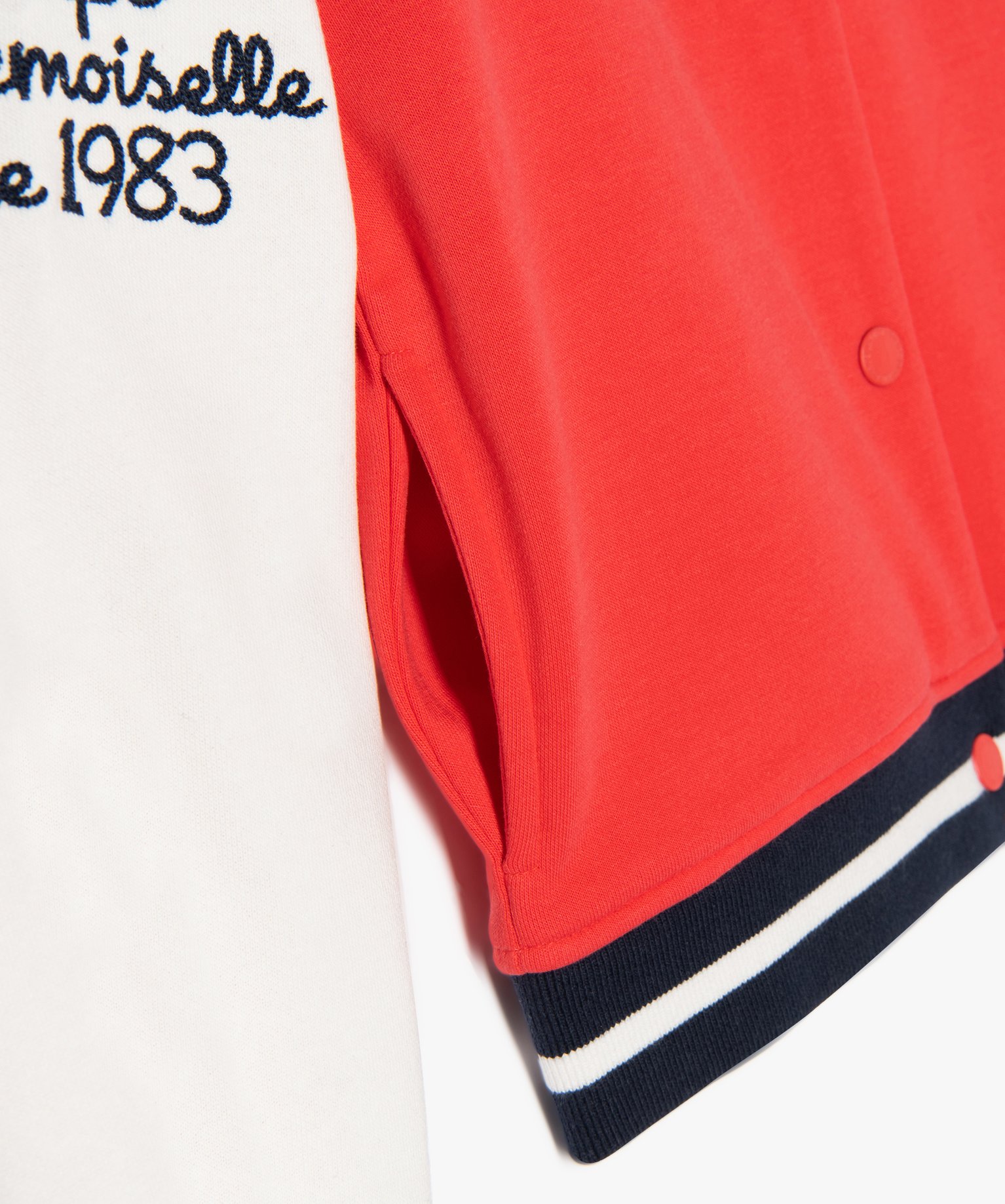 Veste sportswear à boutons-pression Garçon - Camps United rouge | GEMO