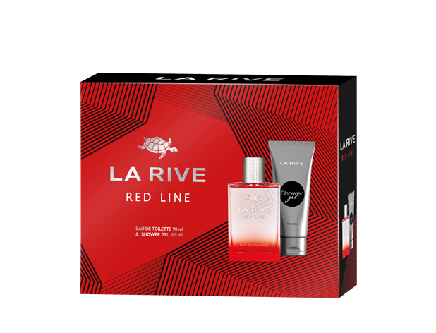 LA RIVE RED LINE  edt 90 ml + gel 100 ml