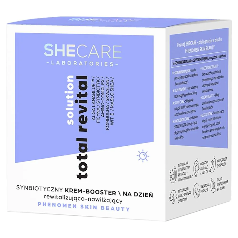 Shecare Total Revital Solution - Synbiotic Dnevna Krema Booster 50ml