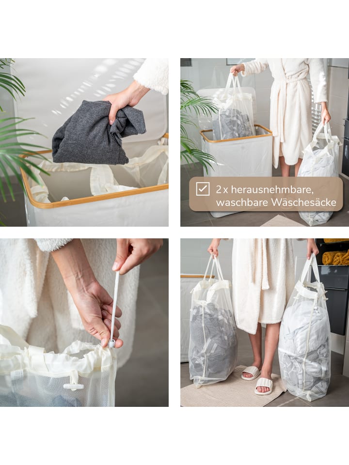 bremermann Wäschesammler 145 L beige günstig kaufen onesize