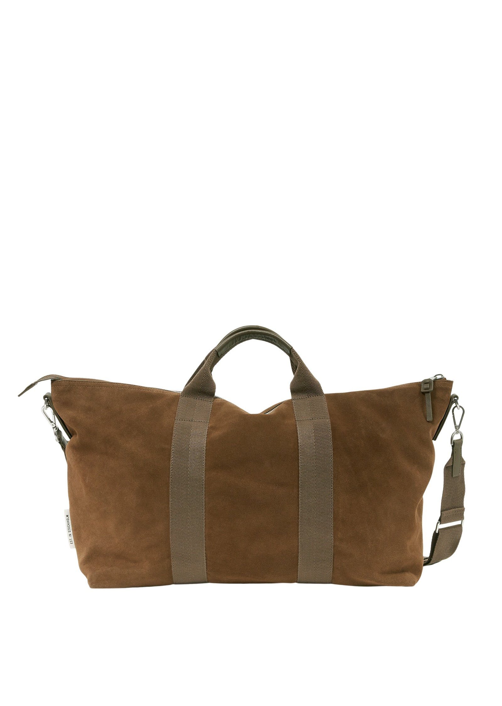 Marc O'Polo Weekender aus softem Suede-Rindsleder