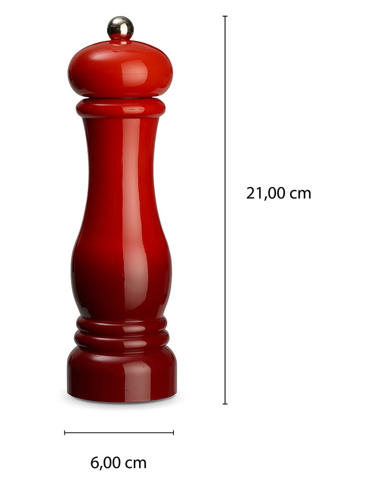 Echtwerk 2tlg. Set: Salz- & Pfeffermühle in Rot - (H)21 x Ø 6 cm günstig kaufen onesize