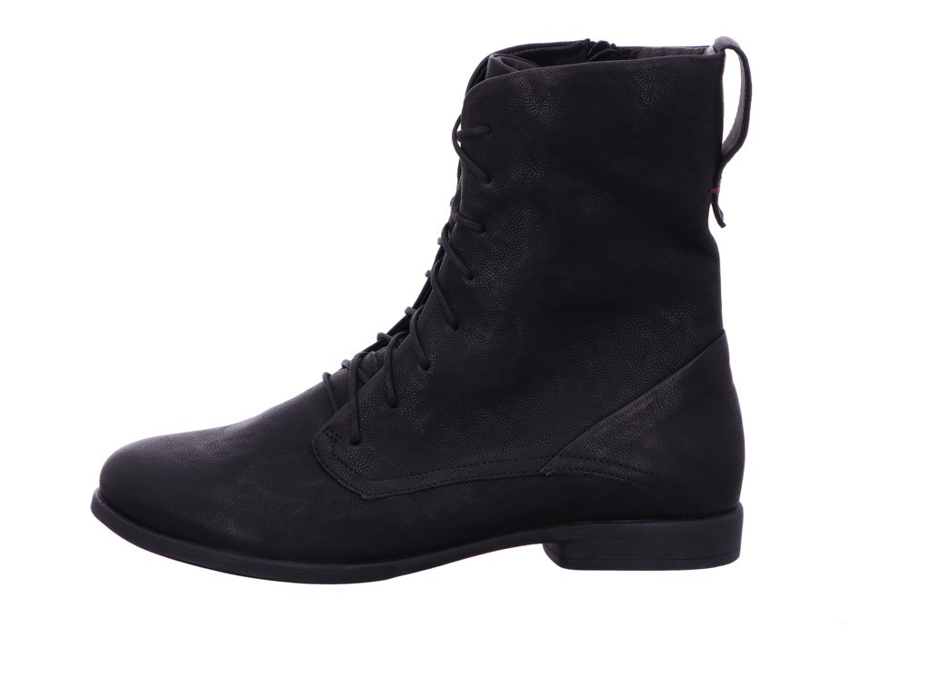 THINK Schnür-Stiefeletten schwarz