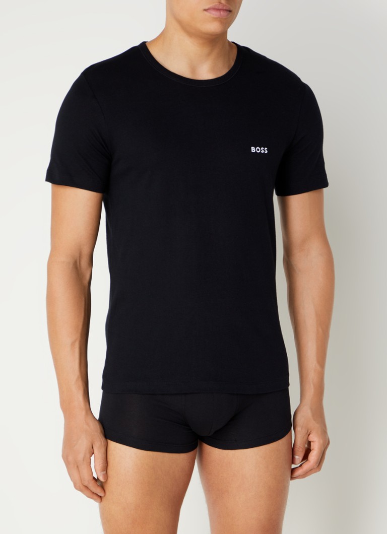 HUGO BOSS  T-shirt met logo in 3-pack