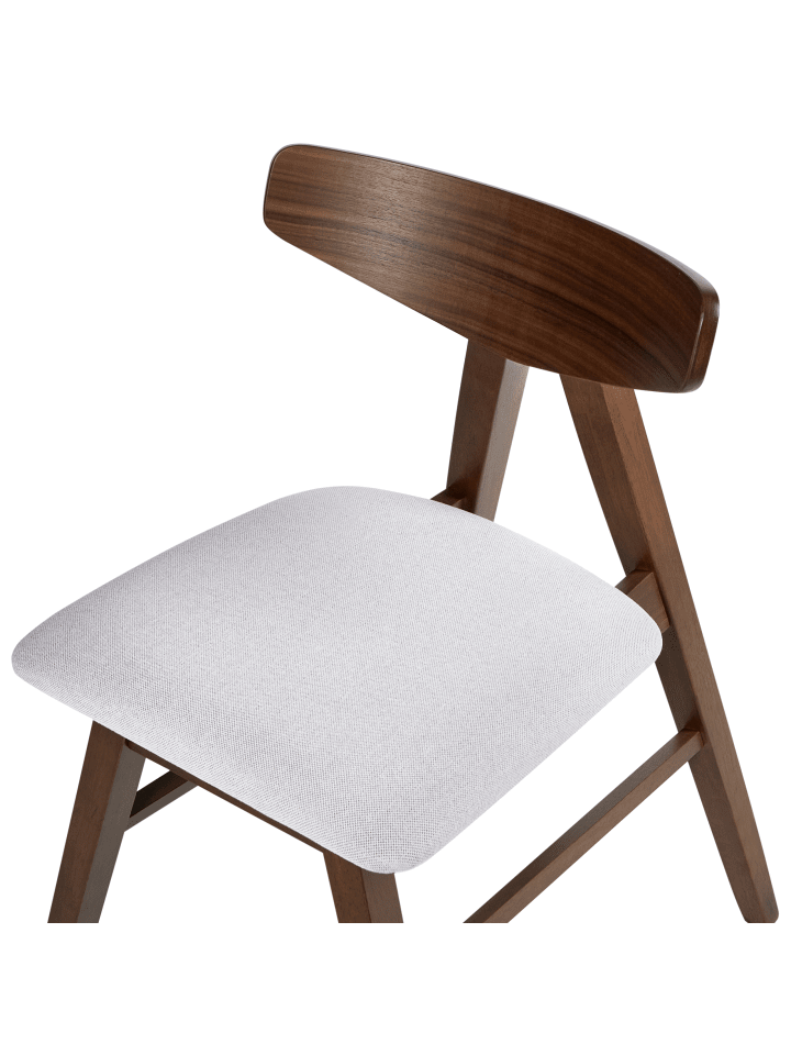 Beliani 2er-Set Esszimmerstuhl LACOTA in Braun/Grau günstig kaufen onesize