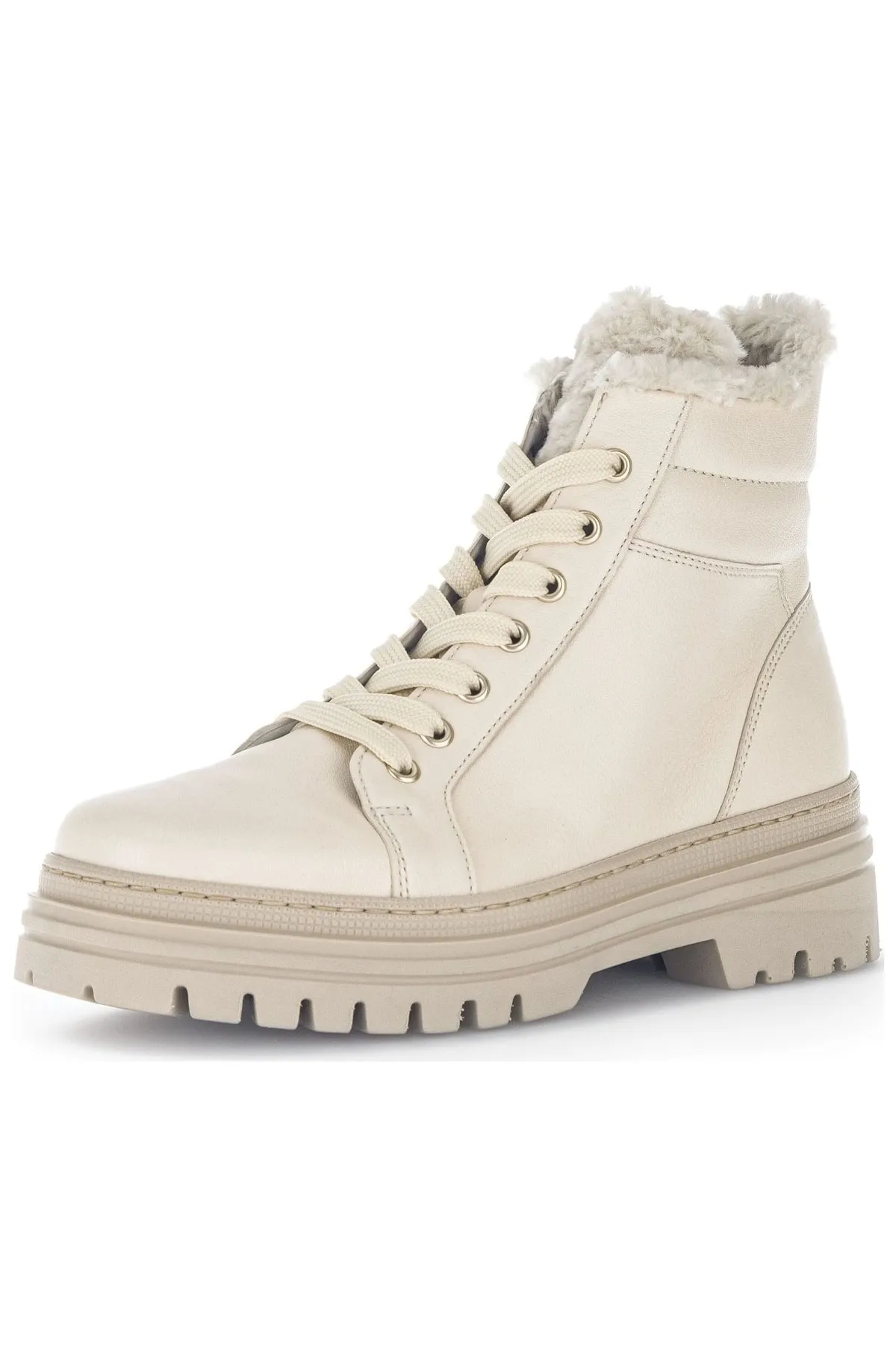 GABOR  Stiefelette - Beige - Blockabsatz