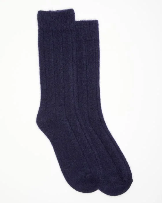 Chaussettes maille à côtes plates épaisse et chaude Thermolactyl