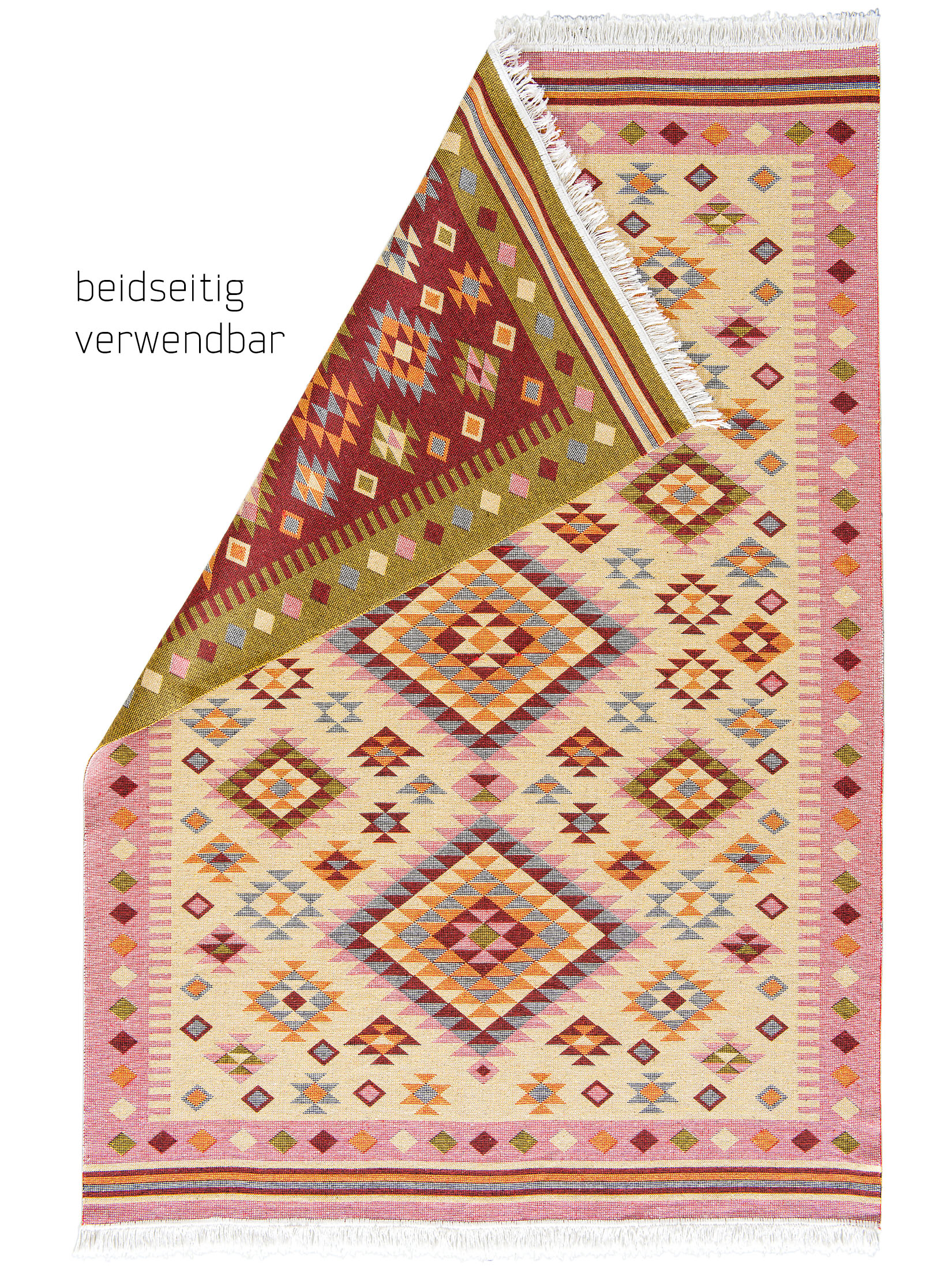 Tucumcari Orient-Teppich, Dunkelrot