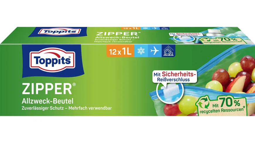 Toppits Zipper 1 L BBQ