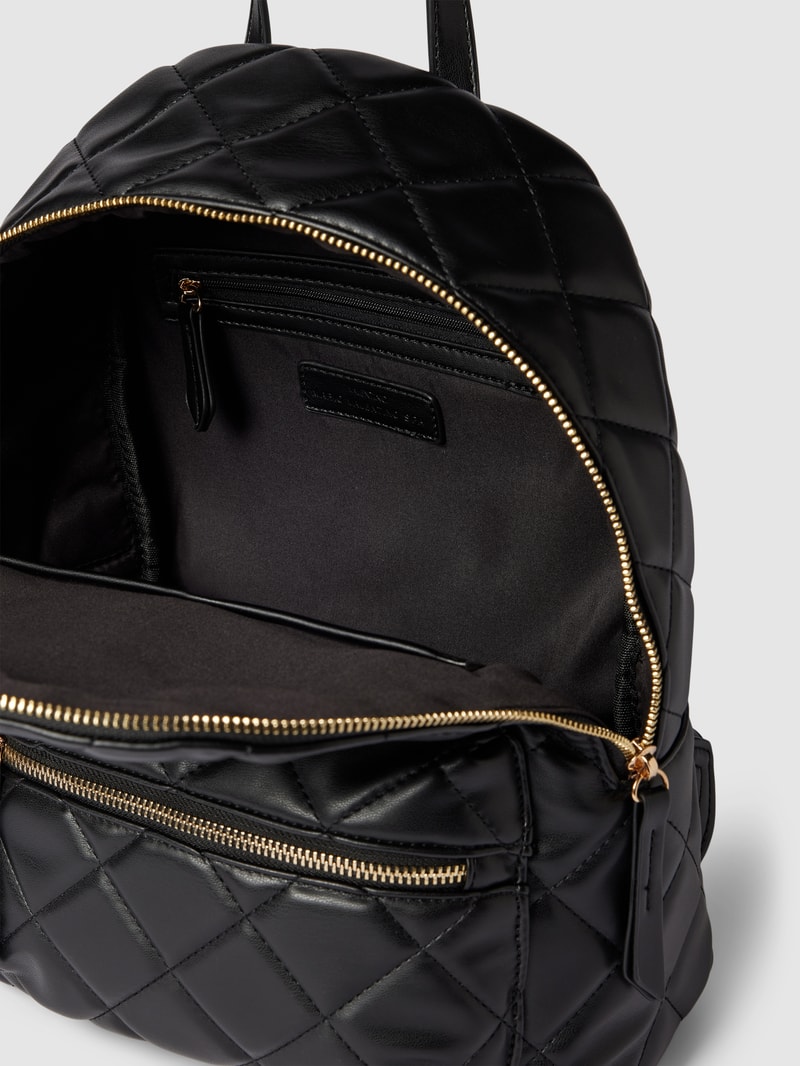 Rucksack mit Label-Detail in schwarz
