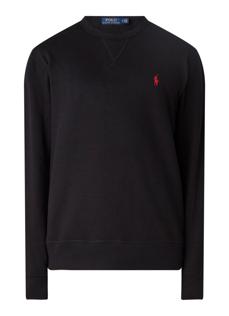 Ralph Lauren crew neck sweater with logo embroidery