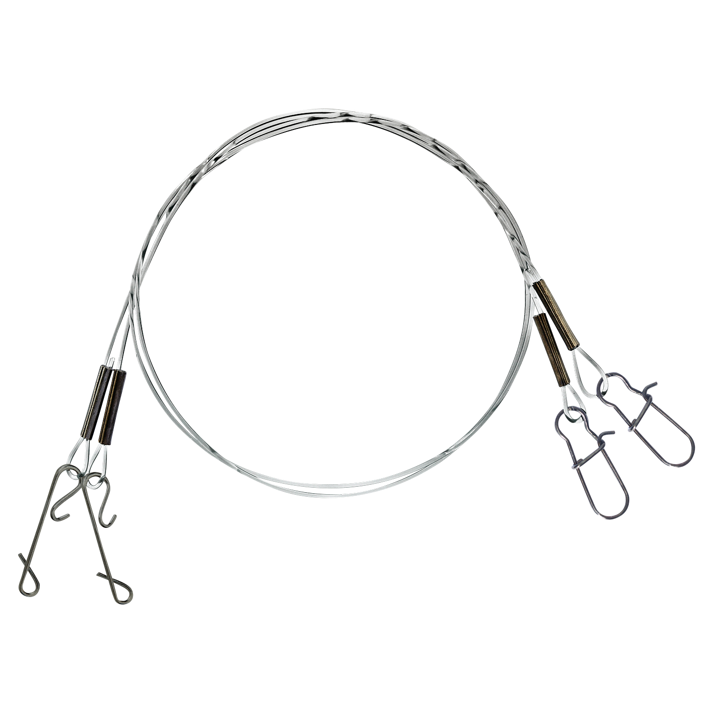 Shirasu Flourocarbon Rigs mit Einhänger