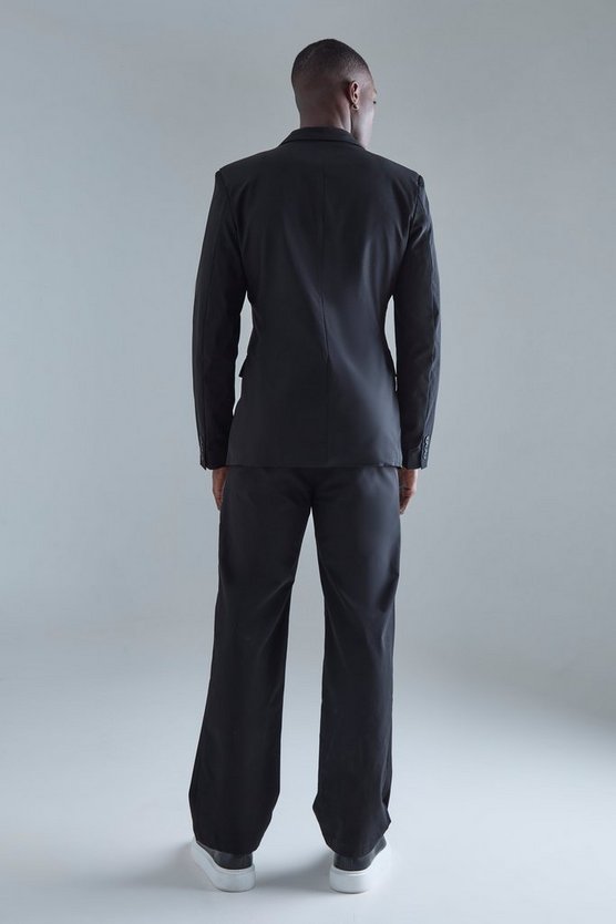 Stretch-Hose mit geradem Bein