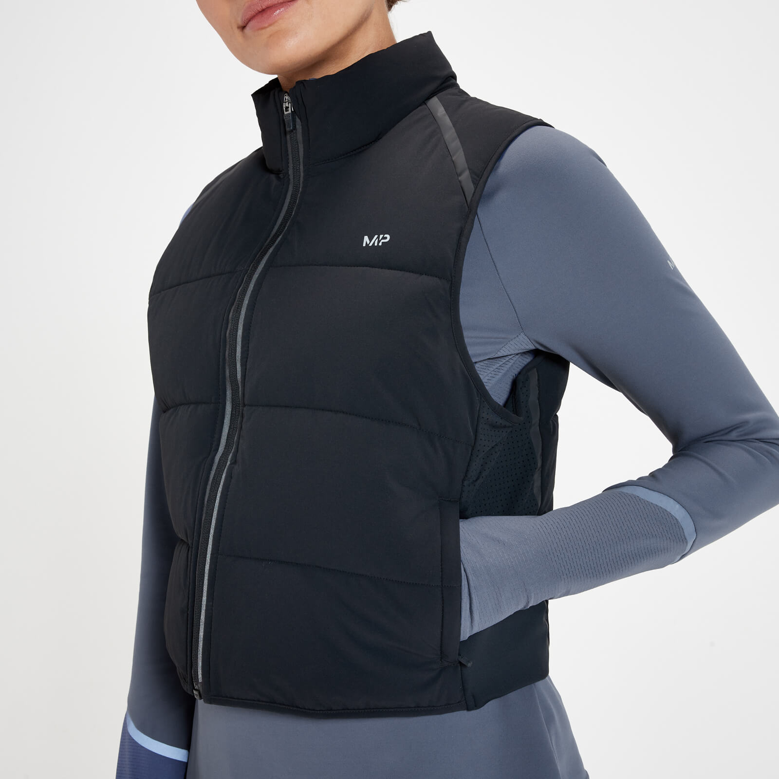 Doudoune courte sans manches MP Velocity Ultra pour femmes – Noir
